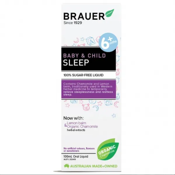 Brauer Sleep Thảo Dược Giúp Bé Ngủ Ngon (C100Ml)