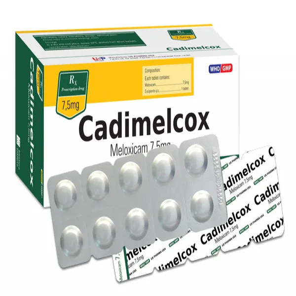 Cadimelcox Meloxicam 7.5Mg Usp (H100V)