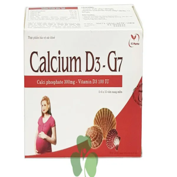 Calcium D3-G7 Sò (5 Vỉ X 15 Viên) Nang