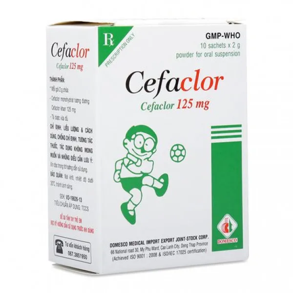 Cefaclor 125Mg Domesco (H10G2Gr)