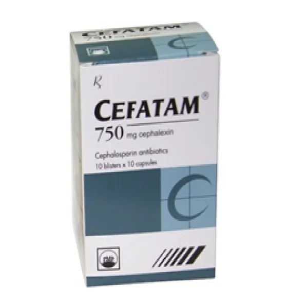 Cefatam 750Mg (Cephalexin) _Pymepharco (H100V)