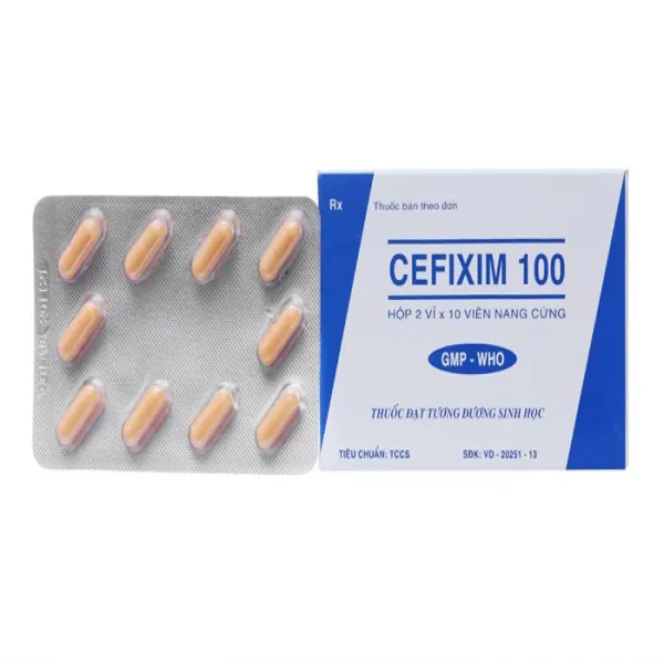 Cefixim 100Mg Cap. Tipharco (H20V)