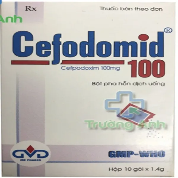 Cefpodomid 100Mg (Cefpodoxim) _Minh Dân (H10 Gói)