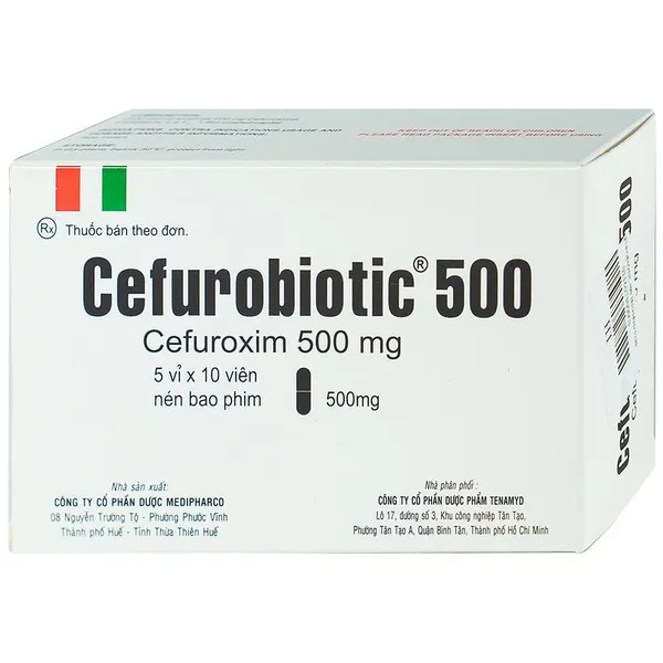 Cefurobiotic Cefuroxim 500Mg Medipharco (H50V)