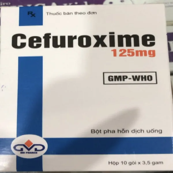 Cefuroxime 125Mg _Minh Dân (Hộp10 Gói)