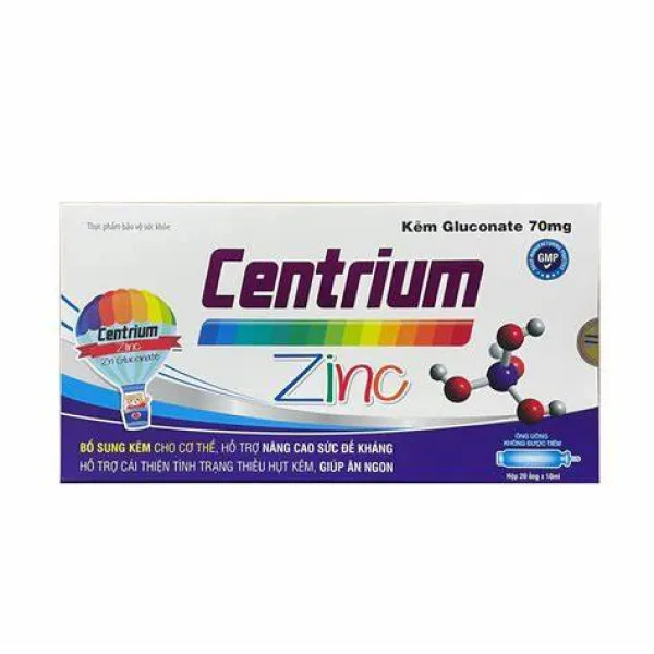 Centrium Zinc 10Ml Gluconate 70Mg _Ako (H20Ống) K44H