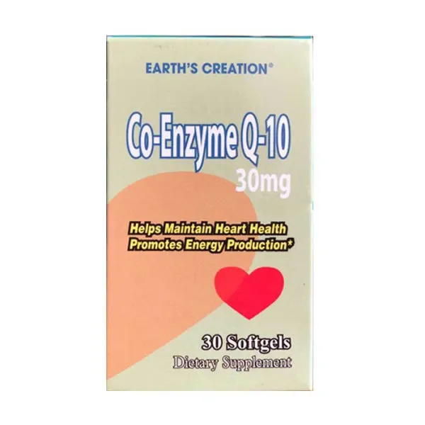 Coenzym Q10 30Mg Ngoại _Earths Creation (Lọ100V)