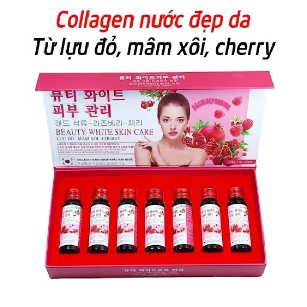 Collagen Lựu 7 Lọ _Gỗ (H7 Lọ X 30Ml) K20- D8.27