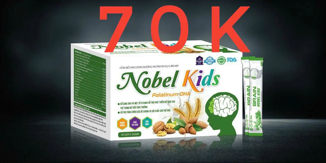 Cốm Bổ Não Nobel Kids _Trắng Ab (H/20 Gói)