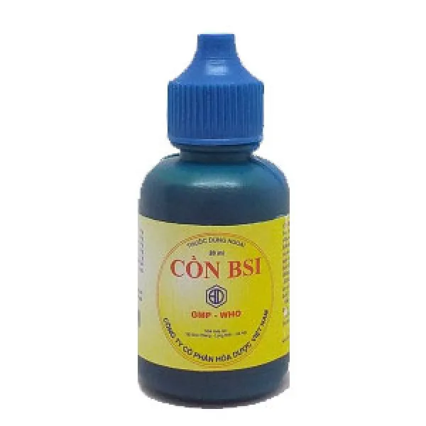 Cồn Bsi Hóa Dược (Cọc10 Lọ18Ml)