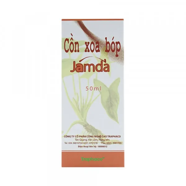 Cồn Xoa Bóp Jamda _Traphaco (H50Ml)