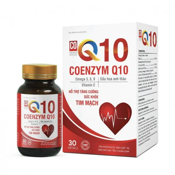 coQ10 _Akophap (Lọ30 Viên) K100H bổ tim