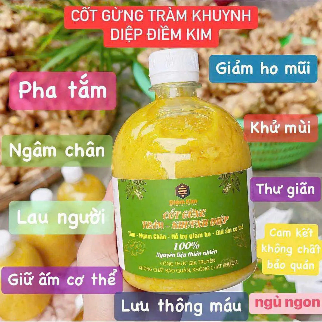 cốt gừng tràm-khuynh diệp Điềm Kim