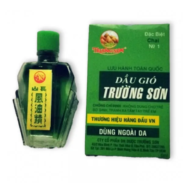 Dầu Gió Trường Sơn 6Ml (H12C6Ml) (Loại To)