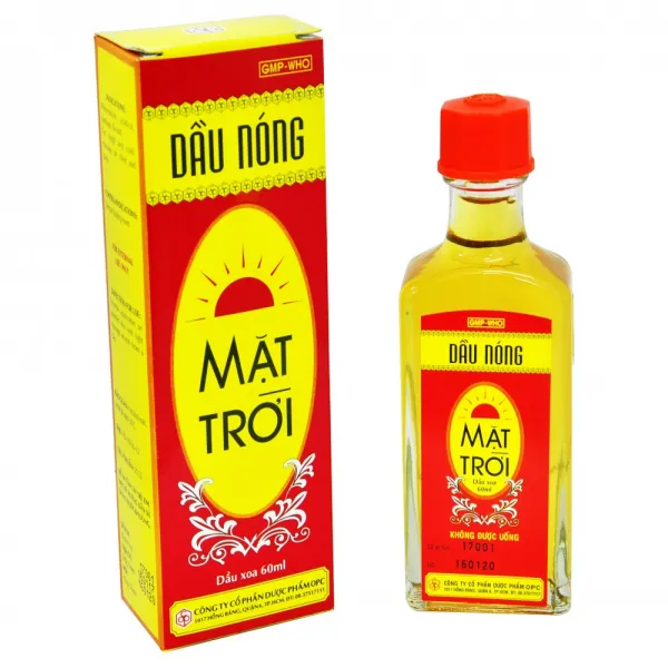 Dầu Nóng Mặt Trời Opc (C60Ml)