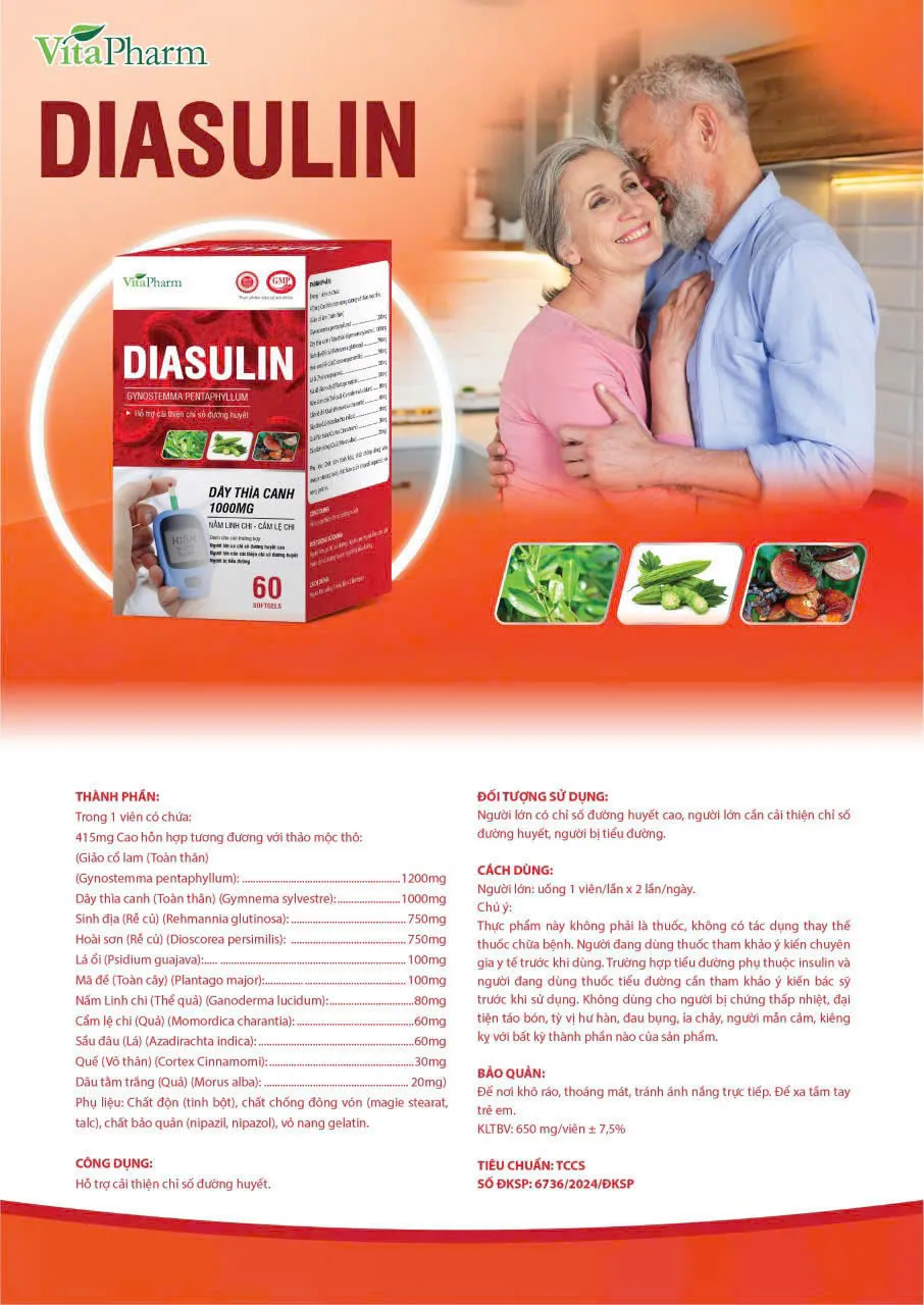 Diasulin (L30viên) Vitapharm