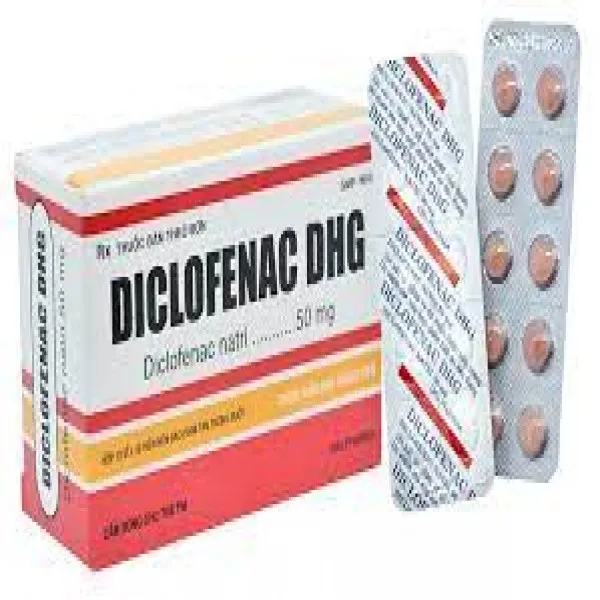 Diclofenac 50Mg Hậu Giang (H100V)