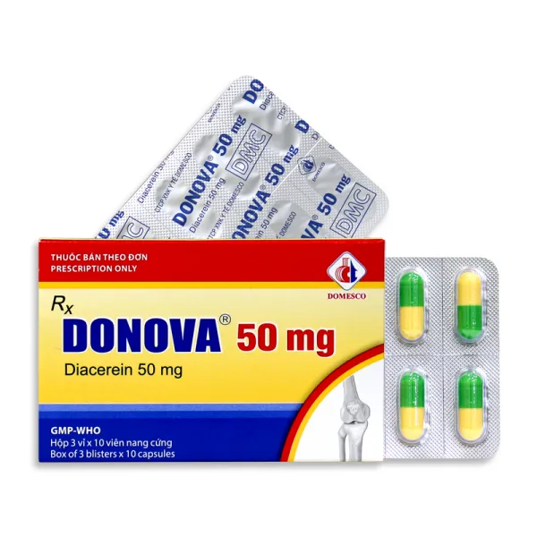 Donova Diacerein 50Mg Domesco (H30V)