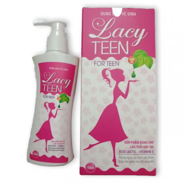 Dung Dịch Vệ Sinh Lacy Teen Nano Bạc (Lọ150Ml)