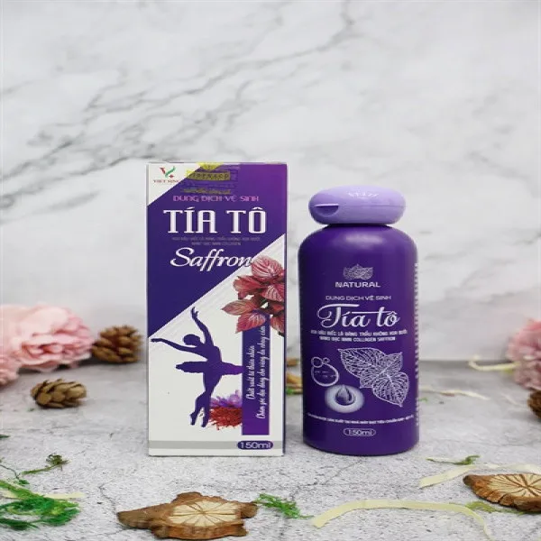 Dung Dich Vệ Sinh Tía Tô Saffron Mẫu Mới (L150Ml)