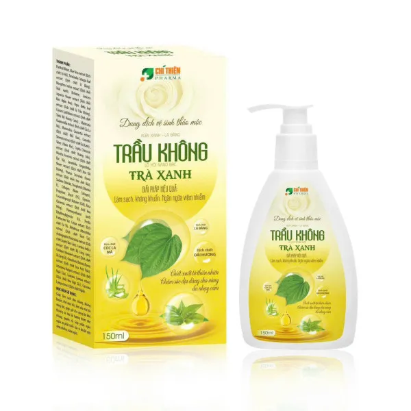 Dung Dịch Vệ Sinh Trầu Không Trà Xanh, Vòi _Chí Thiện (C150Ml) K120