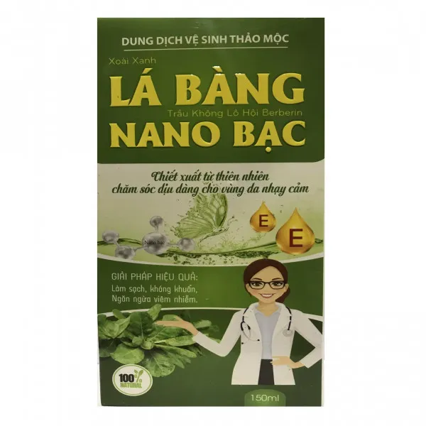 dung dịch vs Lá Bàng Nano Bạc Thảo Mộc (C150Ml)