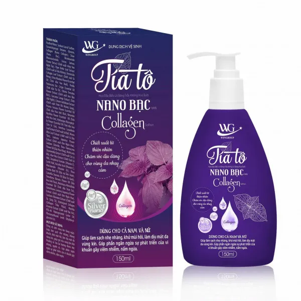 Dung Dịch Vs Tía Tô Nano Bạc Collagen _Vòi, Wg (Lọ150Ml)