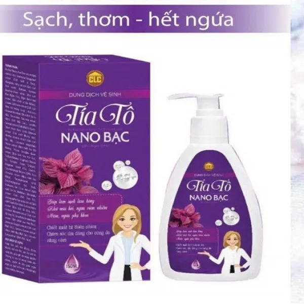 Dung Dịch Vs Tía Tô Nano Bạc Vòi (Hình Cô Gái) _Clc (Lọ150Ml)