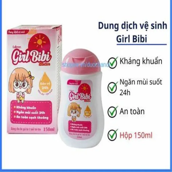 Dung Dịch Vs Trẻ Em Girl Bibi _Hồng (Lọ150Ml)