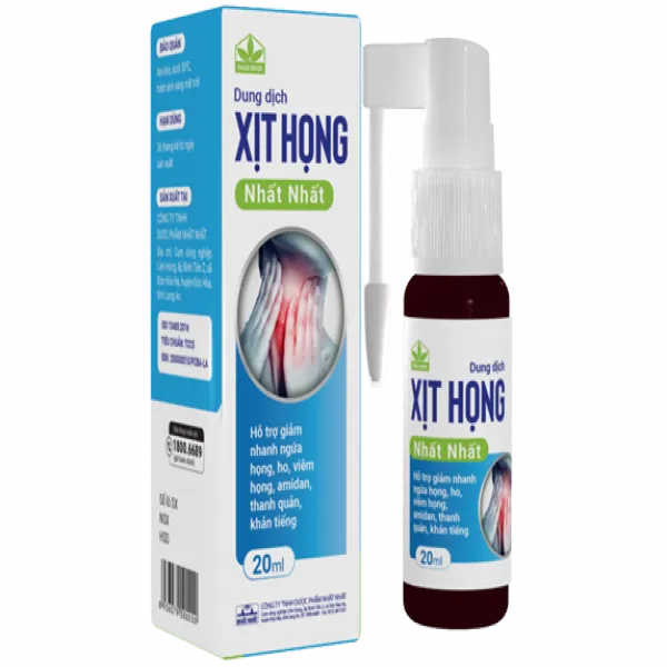 Dung Dịch Xịt Họng Nhất Nhất (C20Ml)