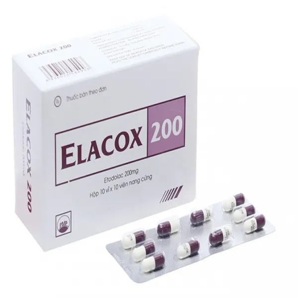 Elacox 200Mg (Etodolac) _Pymepharco (H100V)