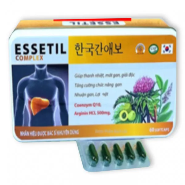 Essetil Complex Bổ Gan _Hộp Sắt (H60V) K56