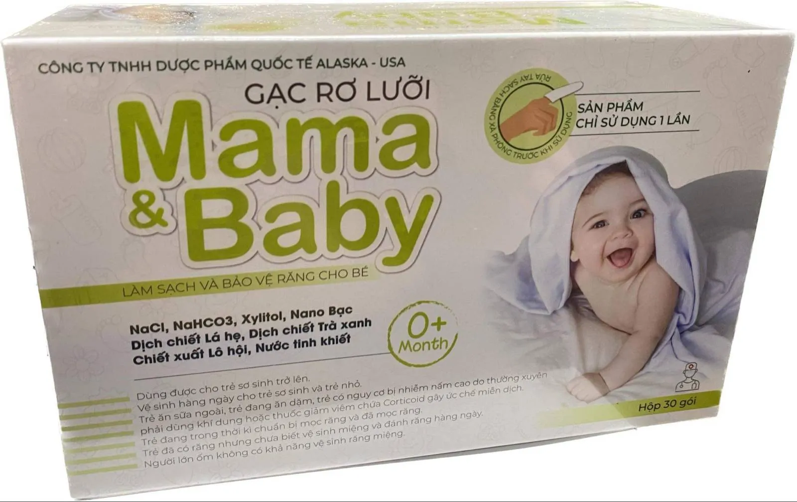 Gạc Rơ Lưỡi Mama baby (H/30G)