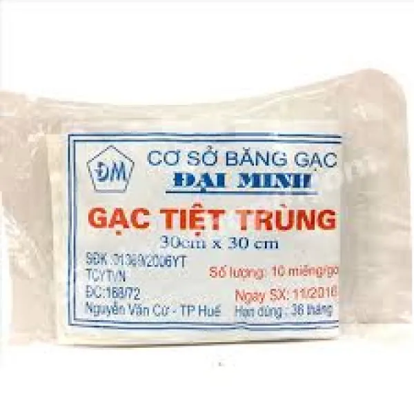 Gạc Tiệt Trùng Đại Minh 30X30 To (Gói/10M)