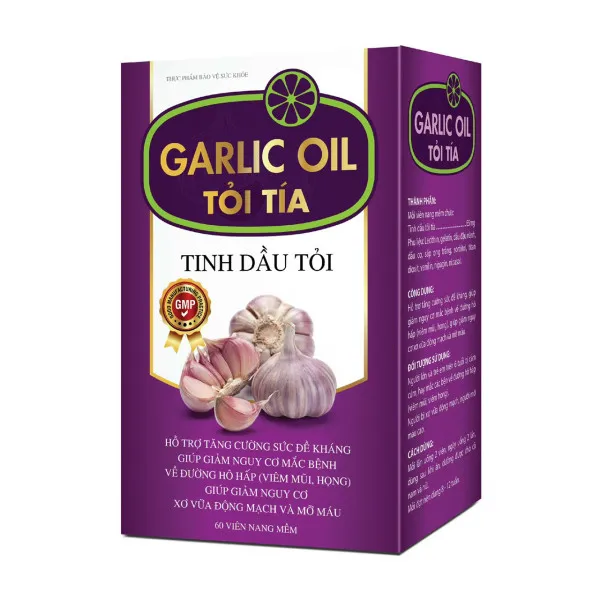 Garlic Oil Tỏi Tía Vỉ_ Akopha (H3 Vỉ X 10V) K96-D1.26