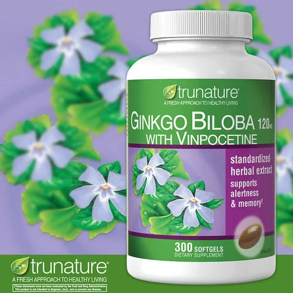 Ginkgo Biloba 120Mg _Trunature Mỹ (Lọ300 Viên)