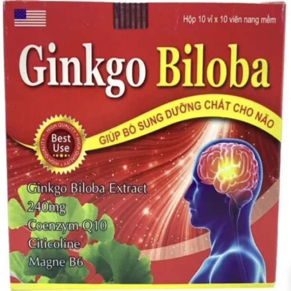 Ginkgo Biloba 240 Đỏ Rẻ _ Us (H100 Viên) K120H