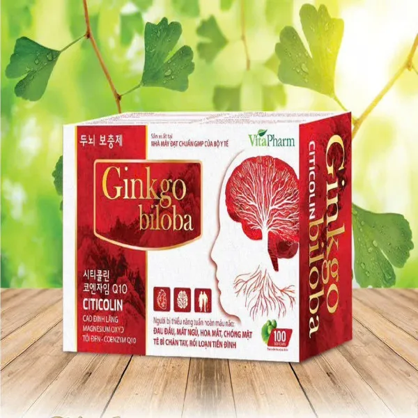 Ginkgo Biloba 240Mg Đỏ _Vita Us (H100V)