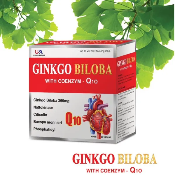 Ginkgo Biloba 360Mg Q10, Đỏ _Us (H100V)