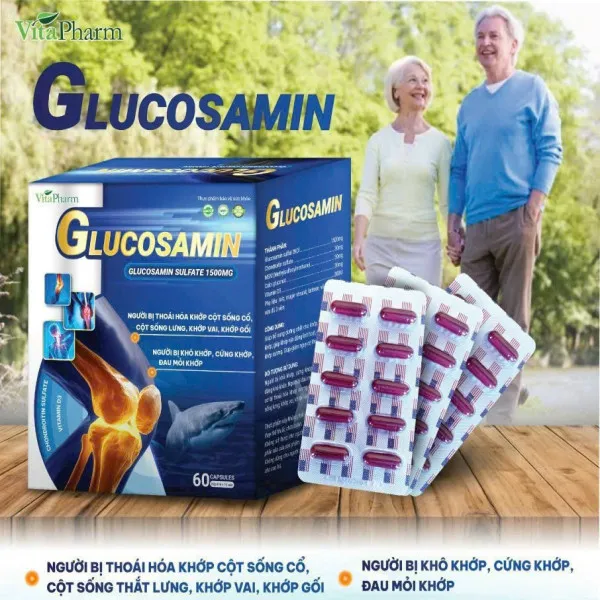 Glucosamin 1500Mg Thường _Vita (H/6Vỉ X 10V)