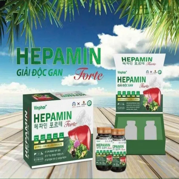 Hepamin Forte Bổ Gan _Gỗ Xanh, Vinphar (H2 Lọ X 30V) K40H