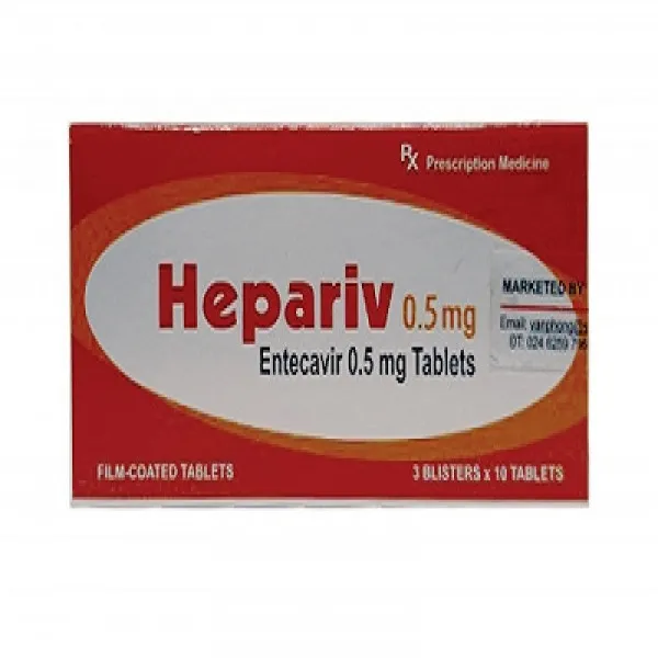 Hepariv 0,5Mg (Entecavir 0.5Mg) _Atra Pharma (H30V)