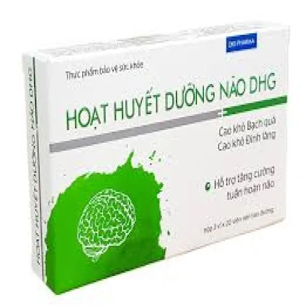 Hoạt Huyết Dưỡng Não _Dhg (H3 Vỉ X 20V) Bé