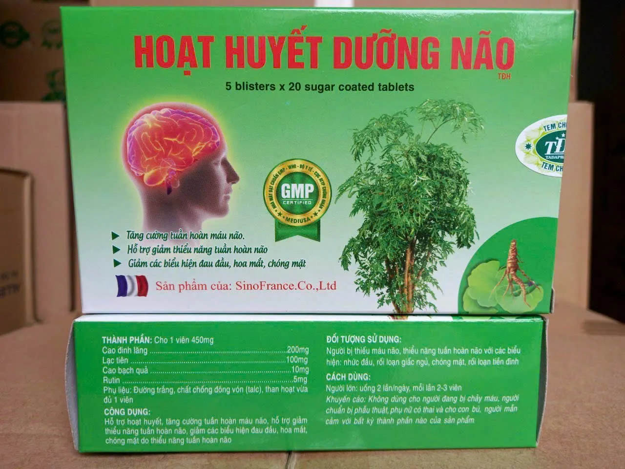 hoạt huyết dưỡng não hộp 5 vỉ*20 viên rẻ