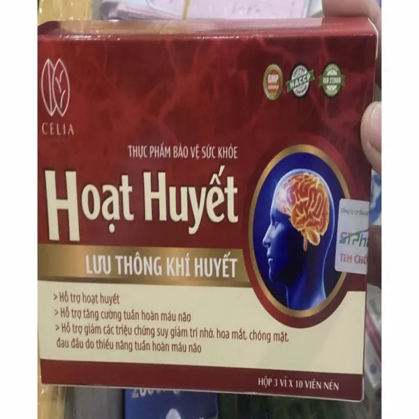 Hoạt Huyết Lưu Thông Khí Huyết _Celia (H3 Vỉ X 10V)