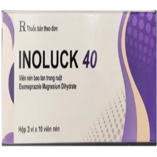 Inoluck 40 (Eso 40Mg) _Ấn Độ (H3 Vỉ X 10 Viên)