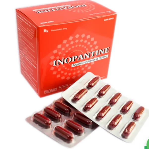 Inopantine Arginin Hydroclorid 300Mg Medisun (H100V)