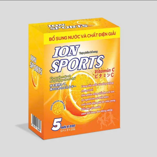 Ion Sports Oresol Vị Cam _Vita Us (H5 Gói X 25Gr)