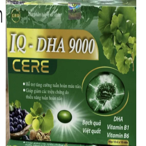 Iq Dha 9000 Cere _Xanh Lá (H/10 Vỉ X 10V)