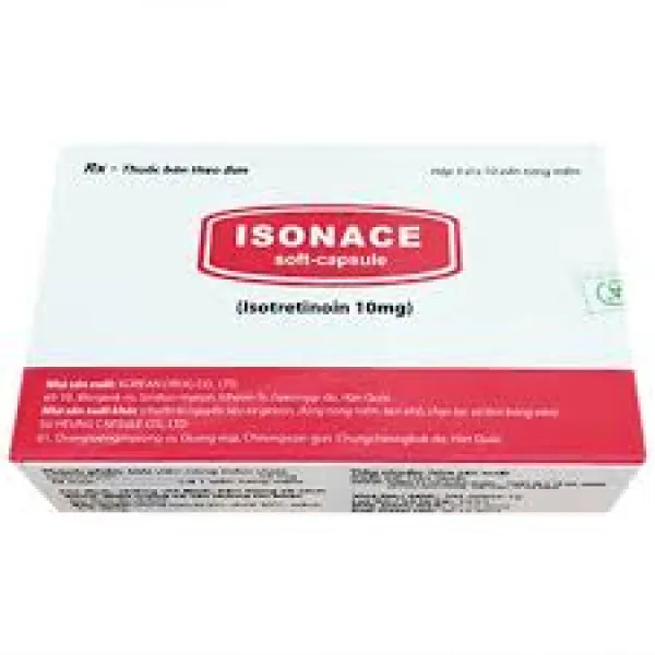 Isonace (Isotretinoin 10Mg) Trị Mụn _Hàn Quốc (Hộp30V)